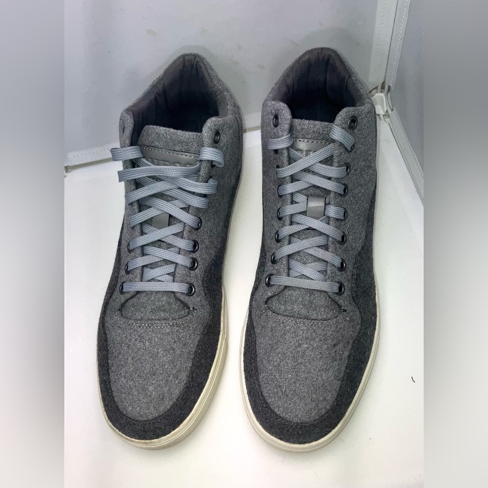 Guess GM Towman Gray High Top Sneakers Textile Manmade Mens Size 9.5